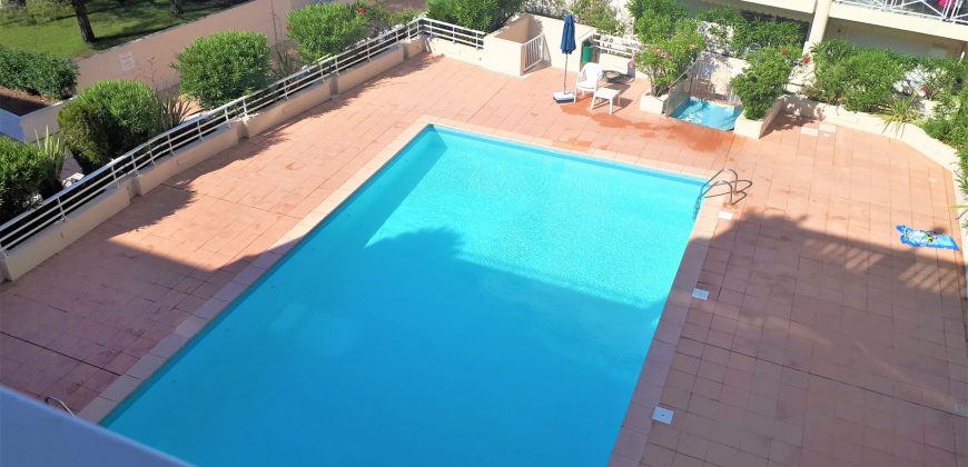 Réf 4150. Studio Terrasse Piscine Vue MER GOLFE JUAN