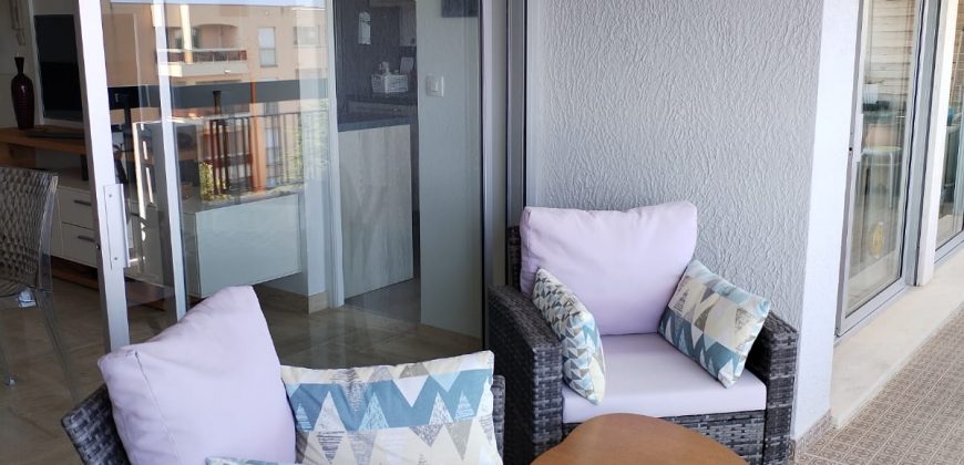 LOUCH/1 – Golfe Juan, Magnifique 2P Meublé climatisé rénové 51.19m², 3ème étage, Sud, 16M² Terrasse, Pk sécu