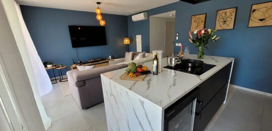 GAL/1 – Magnifique 3P meublé climatisé 64.85m² expo Sud-Est RDJ avec garage en sous-sol