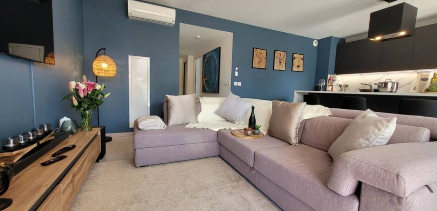 GAL/1 – Magnifique 3P meublé climatisé 64.85m² expo Sud-Est RDJ avec garage en sous-sol