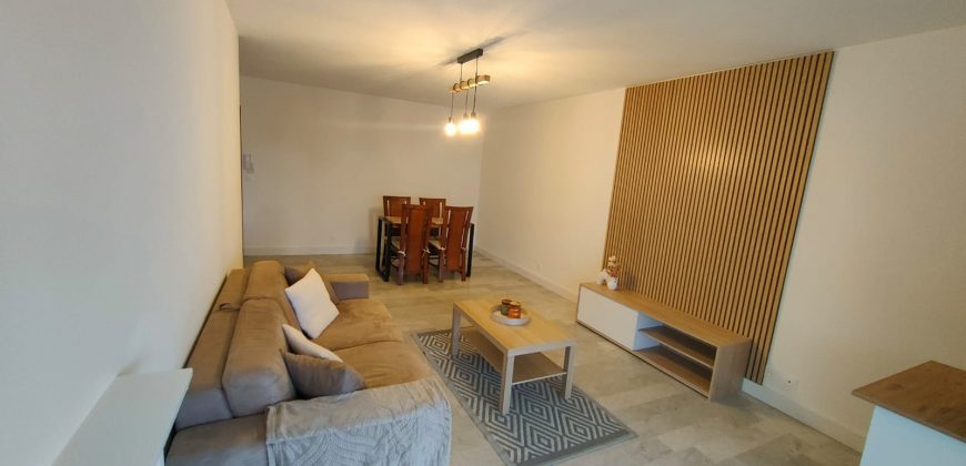 DHAU/1 – Centre de Golfe Juan, Spacieux 2P Meublé 50.81m² 6ème étage vue mer expo Sud, Pk et Cave