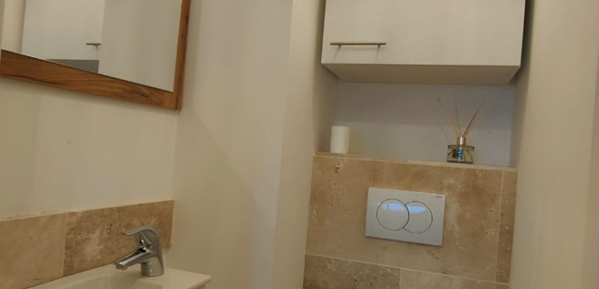 DHAU/1 – Centre de Golfe Juan, Spacieux 2P Meublé 50.81m² 6ème étage vue mer expo Sud, Pk et Cave