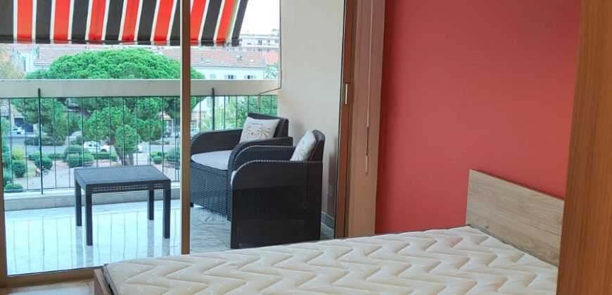 DHAU/1 – Centre de Golfe Juan, Spacieux 2P Meublé 50.81m² 6ème étage vue mer expo Sud, Pk et Cave
