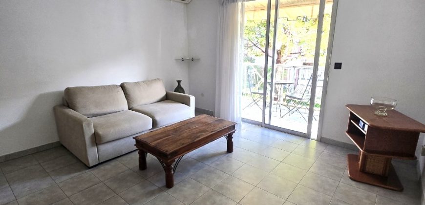 BAL/1 – Vallauris, Charmant 2P meublé 35.43m², Climatisé, 2ème étage Expo Est au calme avec Parking sécu