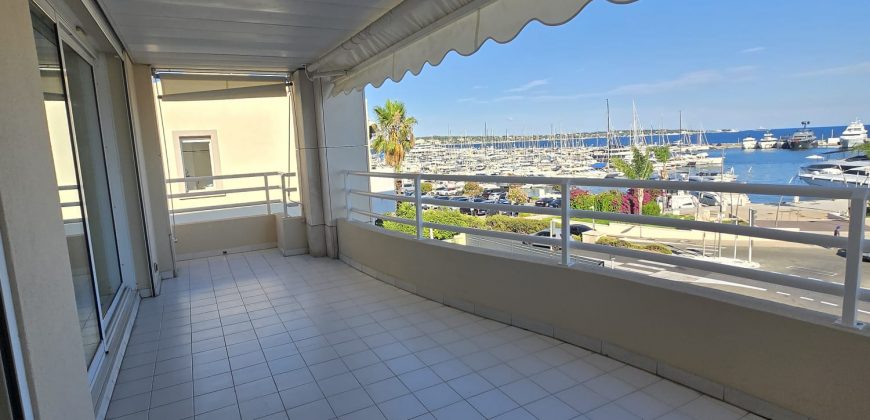 ULS/205 – GOLFE JUAN, Front de Mer Charmant 3P Vide 56.09m², 2ème ét. Expo Sud vue sur Port C. Rayon, garage