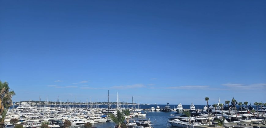 ULS/205 – GOLFE JUAN, Front de Mer Charmant 3P Vide 56.09m², 2ème ét. Expo Sud vue sur Port C. Rayon, garage